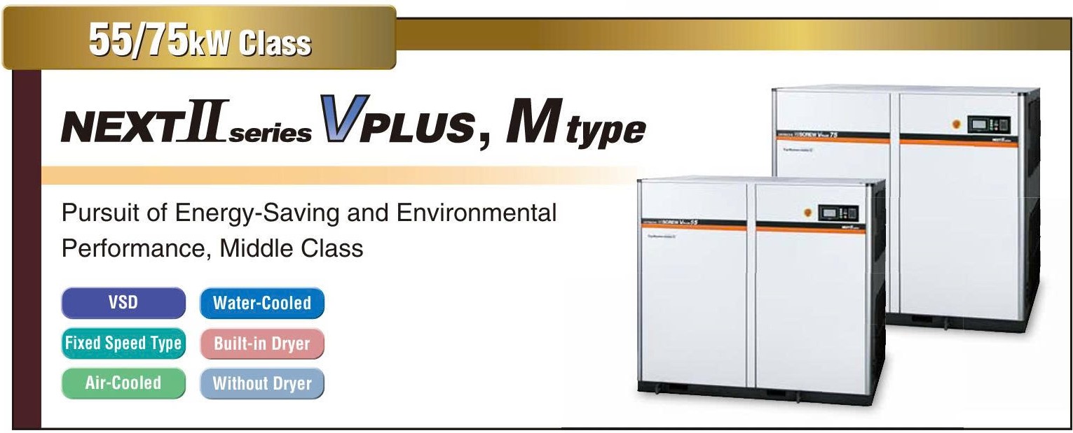 Máy Nén Khí 55kw Hitachi OSP55M5AN2