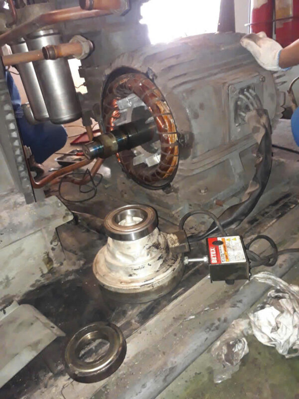 Sửa chữa và quấn lại cuộn dây đồng mô tơ máy nén khí bị cháy