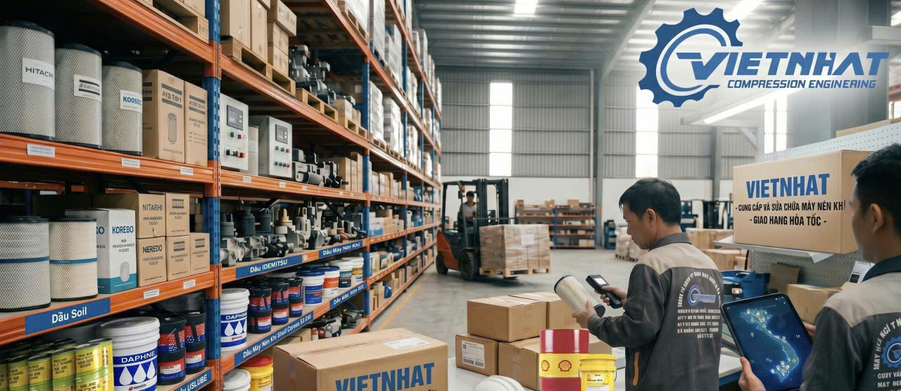 Tổng Kho Phụ Tùng Máy Nén Khí Trục Vít