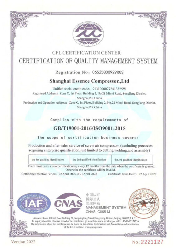 Máy nén khí FirstAir bảo hành 5 năm